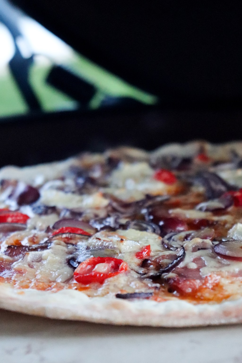 Barbecue pizza #6 Pizza met leftover&nbsp;buikspek